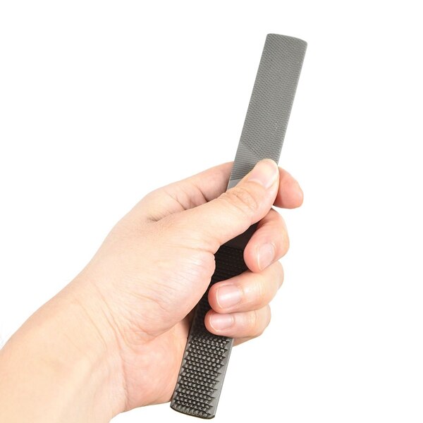 GTBL Wood Rasp File 2Pack, Hand File and Round Rasp, Half Round Flat Needle Files, Iron Wood Rasp Set for Sharping Wood and Meta