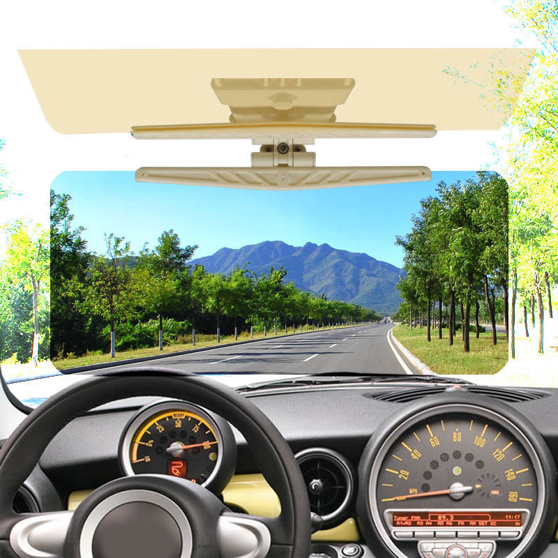 Car Anti-Glare Sun Visor Extension HD Day Night Vision Driving Mirror Sun Visors