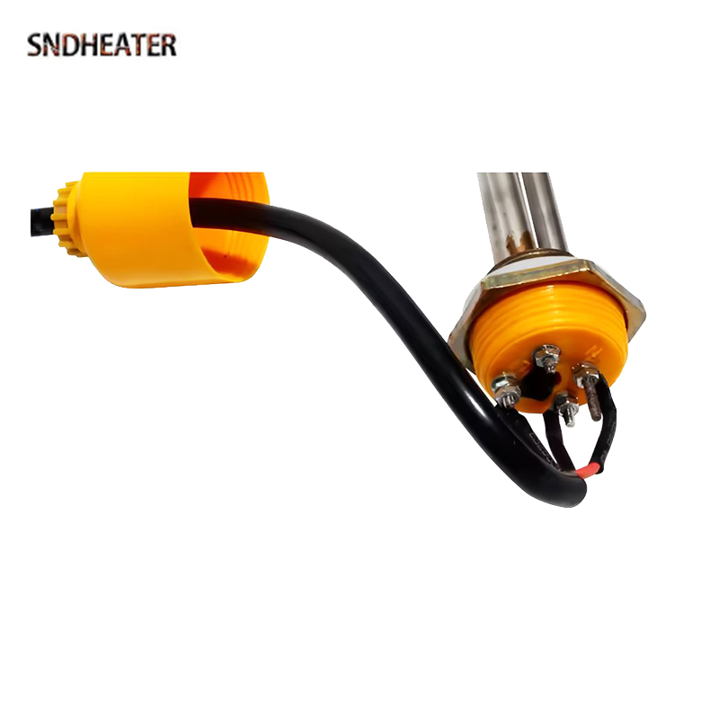 SNDHEATER 220V 1500W elemento calefactor de resistencia al agua Solar calentador eléctrico Industrial de 400MM con controlador de temperatura de enchufe