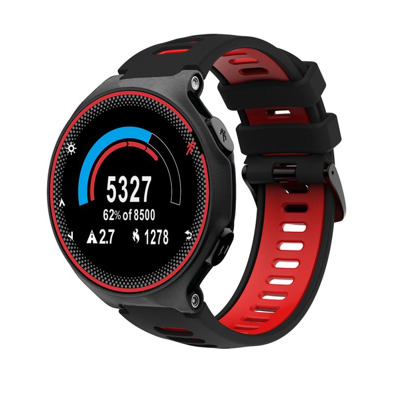 Geschikt Armband 22Mm Riem Voor Garmin Forerunner 735xt 220 230 235 620 630 Siliconen Stalen Gesp Bandjes Accessoires TXTB1