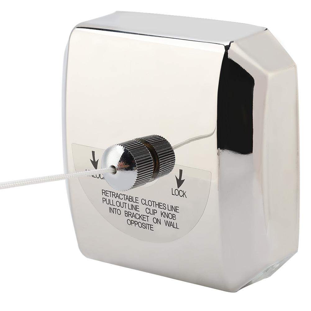 Square Stainless Steel Retractable Clothes Line Indoor Laundry Indoor Outdoor Round Clothes Line Dryer Clothes Line