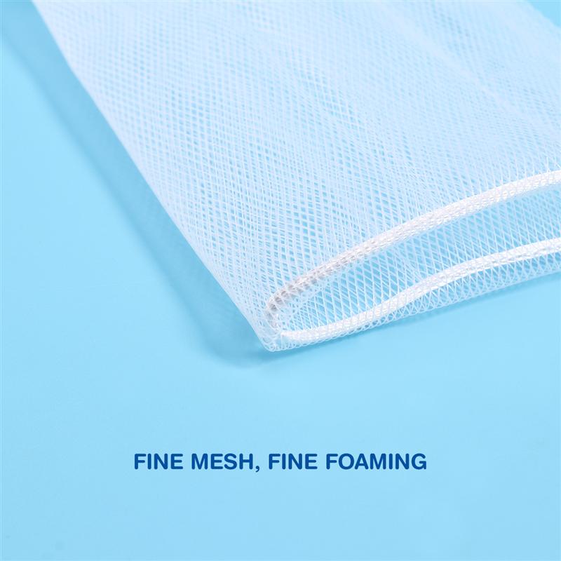 10 sztuk złuszczający siatka mydło wygaszacz etui bańka pianka netto mydło wyrabiane ręcznie siatkowa torba ciała urządzenia robić oczyszczania twarzy