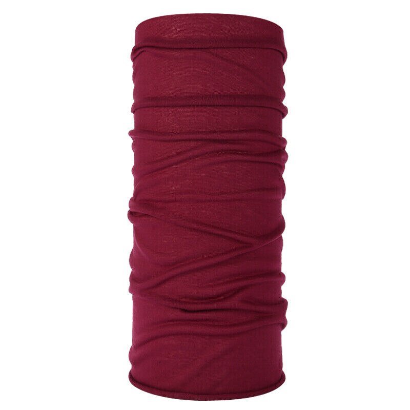 Utomhus cykling cykel sport bandanas herr dam& #39 ;s magisk halsduk pannband halsvärmare tubformad bandana självskydd ansikte hals: Vin, röd