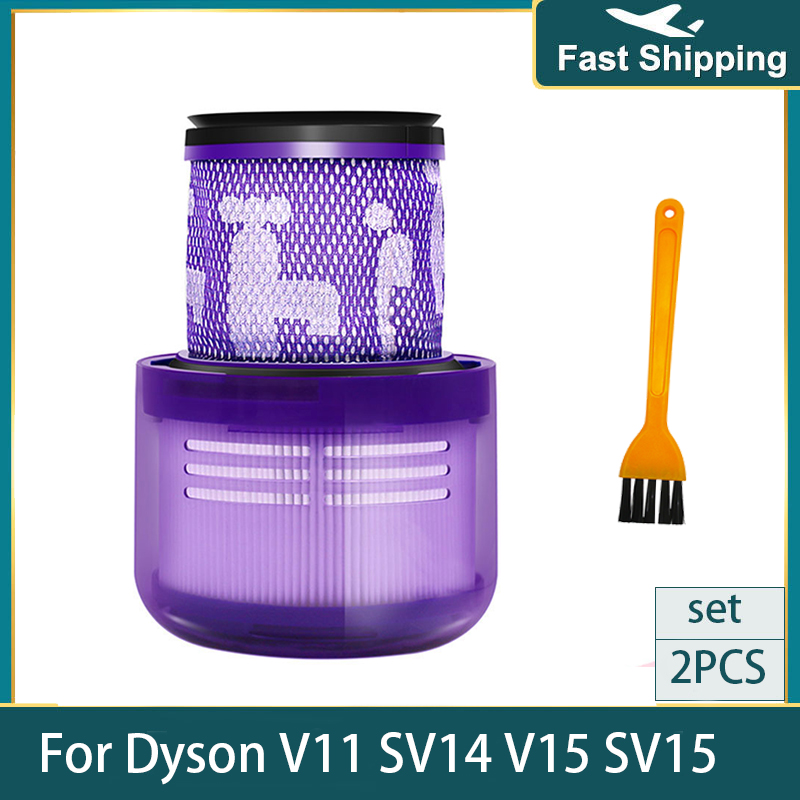 Dyson V11 SV14 V15 SV15 Onderdelen 970013-02 Hepa Filter Vervanging Cycloon Absolute Dier Snoerloze Stofzuiger Accessoires: 1Pcs Purple