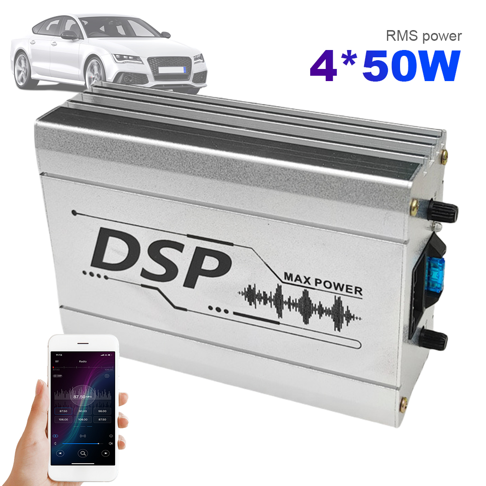 Auto DSP Digital Audio- Prozessor 4 in 6 aus DSP Auto Energie Verstärker Unterstützung APP Kontrolle Audio- Digital Klang Prozessor