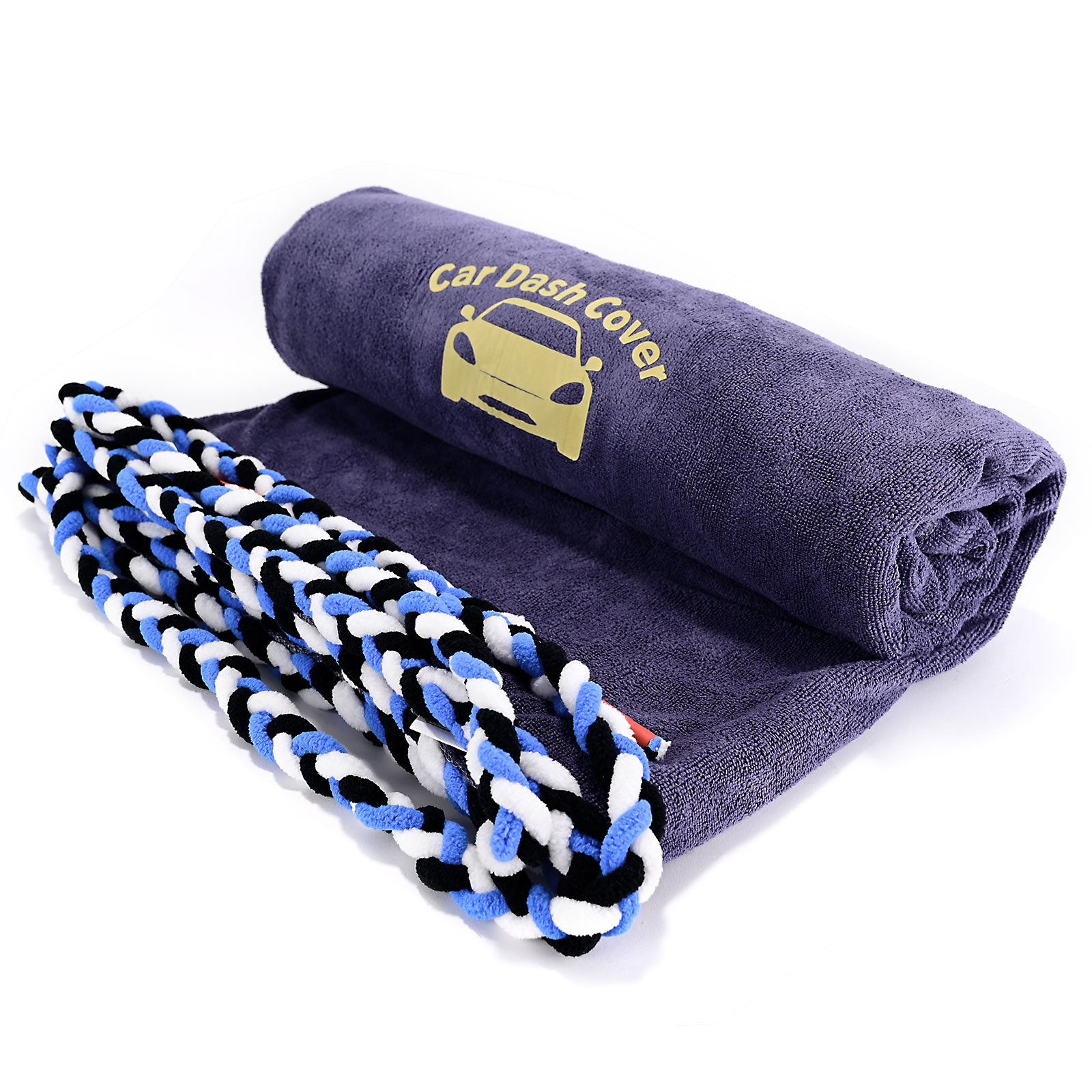 FOSHIO Windschutzscheiben-Reinigung, Auto-Armaturenbrett-Abdeckung, Tuch, Mikrofaser-Handtuch, Wasseraufnahme, Seil, Vinyl-Schutzfolie, Installationswerkzeug: Gold