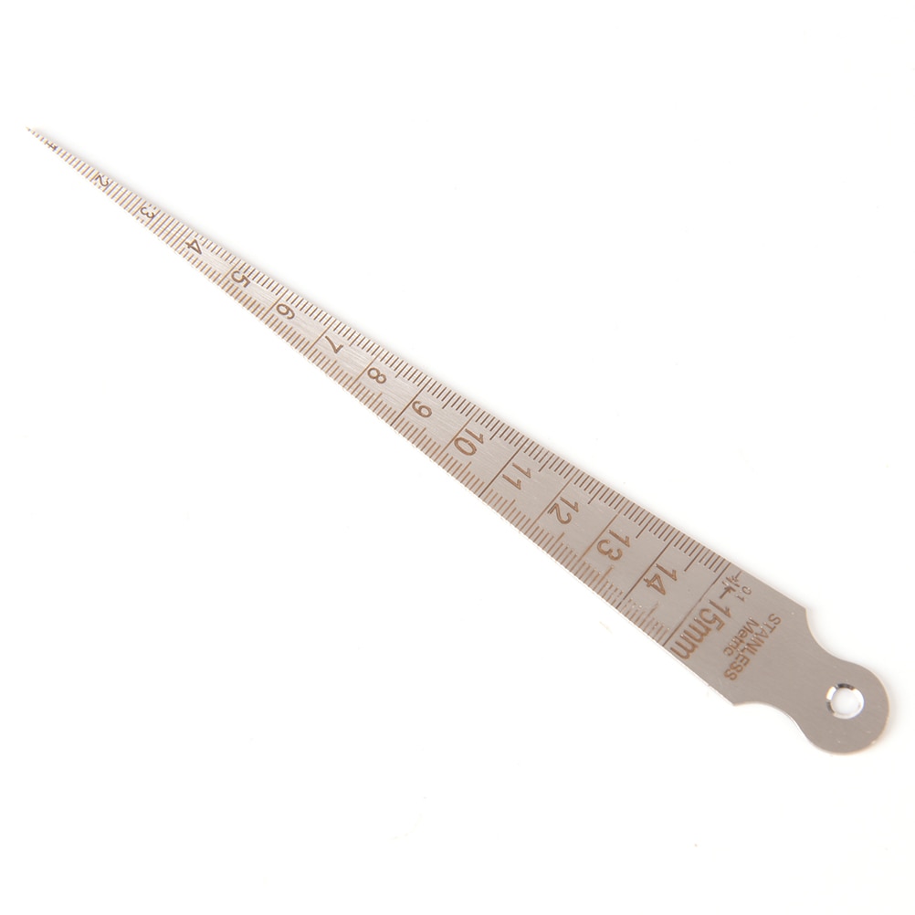 Measure Tool Gap Hole Taper Gauge Welding Inspection Taper Gauge Metric Imperial Stainless Steel Ruler Wedge feeler