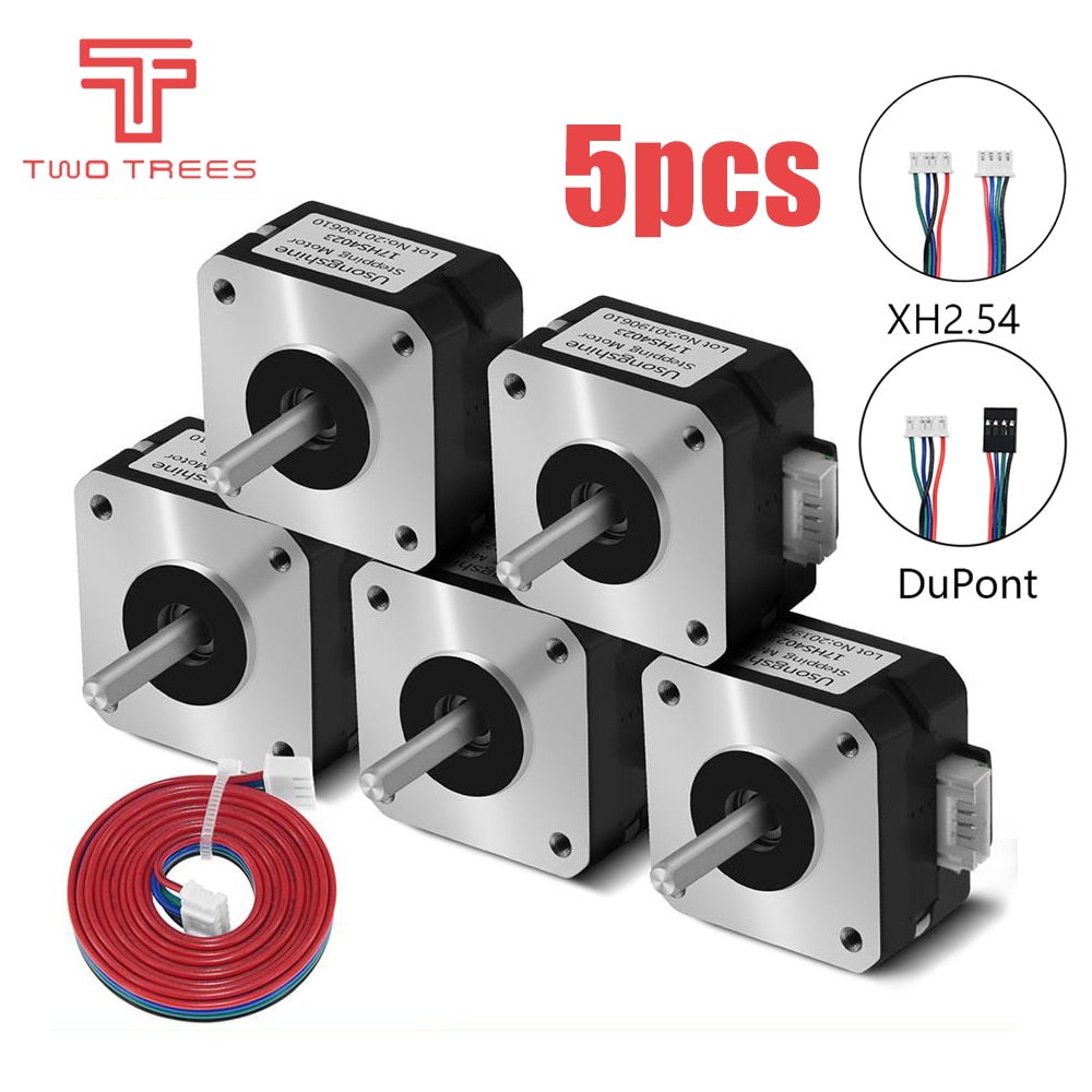 5Pcs Usongshine 17HS4023 Nema17 Voor Titan Extruder 4-Lood Nema 17 42 Motor Voor 3D Printer Onderdelen