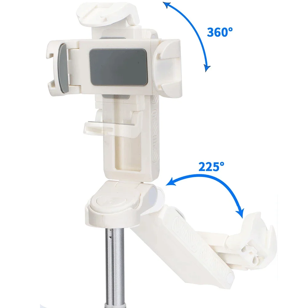 Mobile Selfie Pole Portable Versatile Floor Standing Tripod 360° Rotating Machine Photography Artifact With Detachable Remote