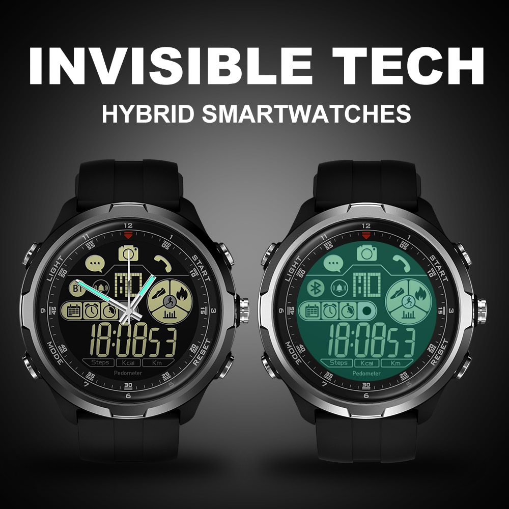 Neue Zeblaze VIBE 4 hybrid Flaggschiff Robuste Smartwatch 50M Wasserdicht 33-monat bereithalten Zeit 24h Alle- nasser Überwachung Clever Uhr