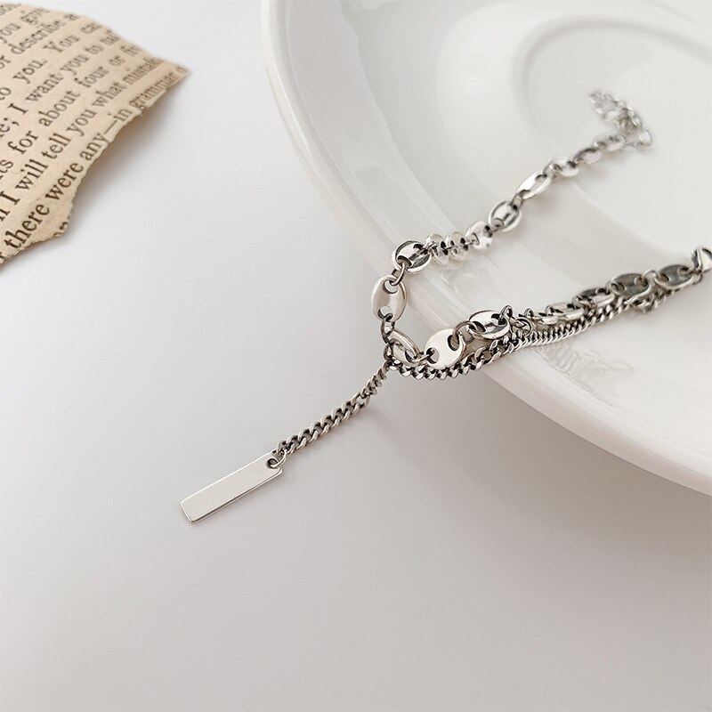 Foxanry 925 Sterling Zilver Unieke Ketting Armband Voor Vrouwen Zomer Trendy Elegante Leuk Varken Neus Party Sieraden