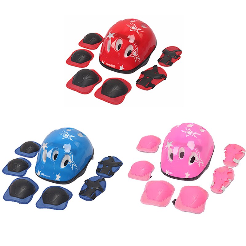 Kids Bike Helmet Toddler Helmet For Kids 3-8 Years Girls Boys Sport Gear Set Knee Elbow Wrist Pads Children Helmets