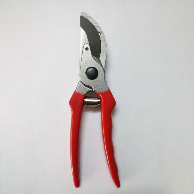 Tijeras de jardinería con mango rojo, herramienta para cortar frutas, granja, jardín, recolección de frutas, flores, agricultura