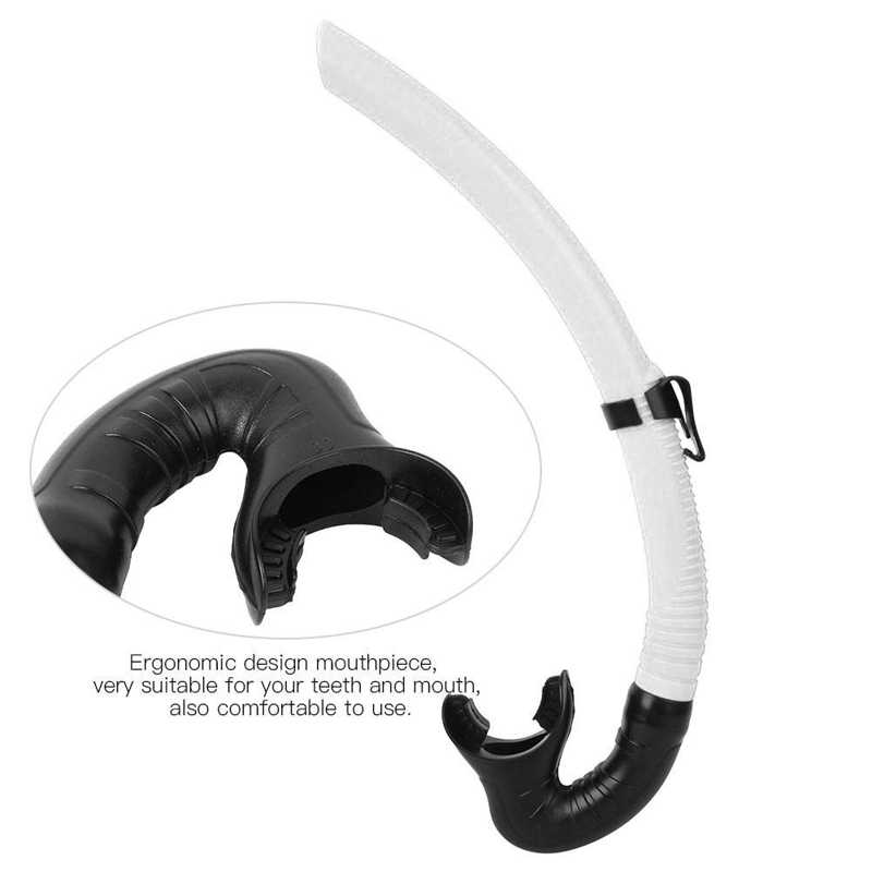 Swim Snorkel PVC Diving Breathing Tube All Wet Snorkeling Tube Mask Snorkel Adult Swimmers Snorkeling Gear Snorkel Breathing