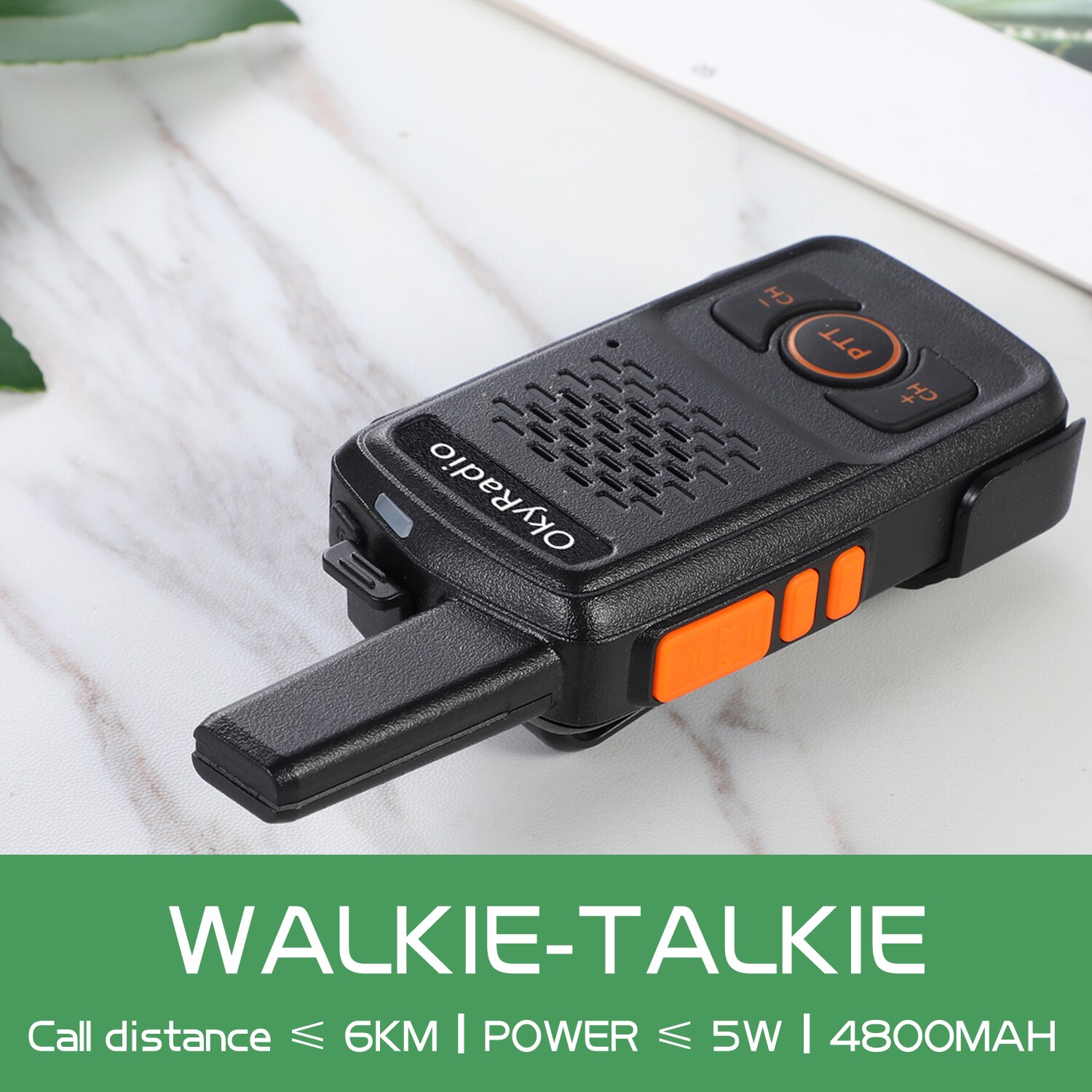 2022 4800mAh Large-capacity Walkie-talkie Waterproof Suitable Ultra Long Distance Use Walkie-talkie Multiple Environments