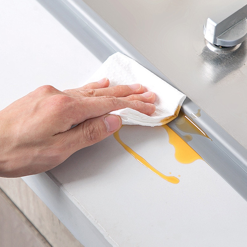 3.2 mx 2.2cm bad dusj servant badekar tetningslist tape pvc selvklebende vanntett veggklistremerke for bad kjøkkeninnredning