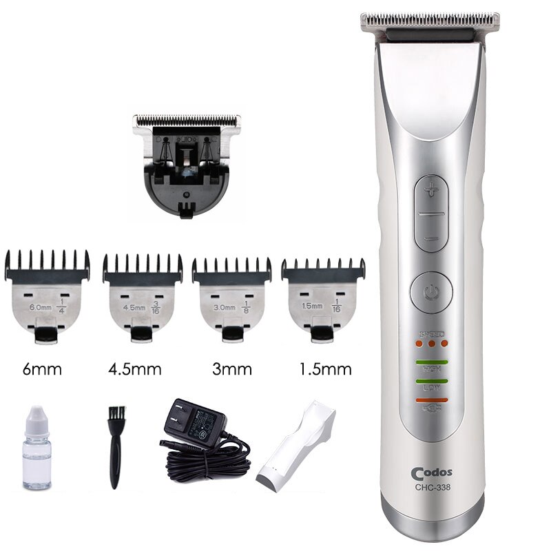 Professionele Codos CHC-338 Elektrische Tondeuse voor Mannen Oplaadbare Salon Kapper MINI Tondeuse Scheren Snijmachine