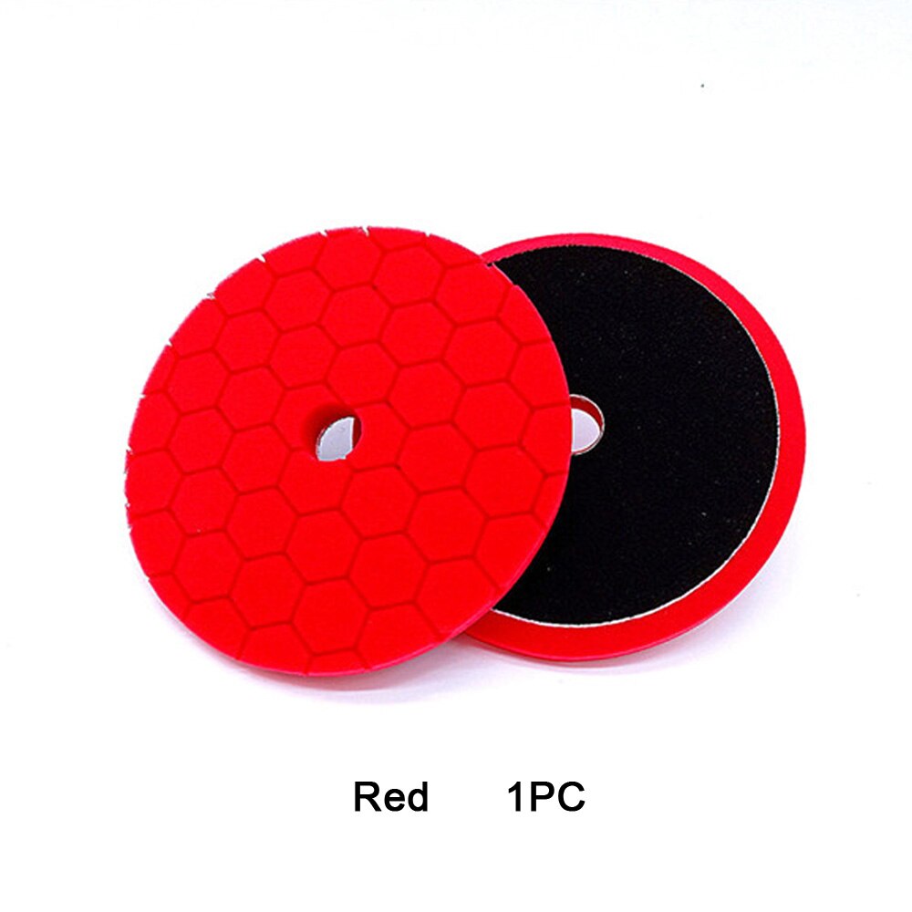 Buffing Pads 6inch Spons Foam Polijsten Pad voor DA Polijstmachine Groene Zware cutting pad: Red 1PC