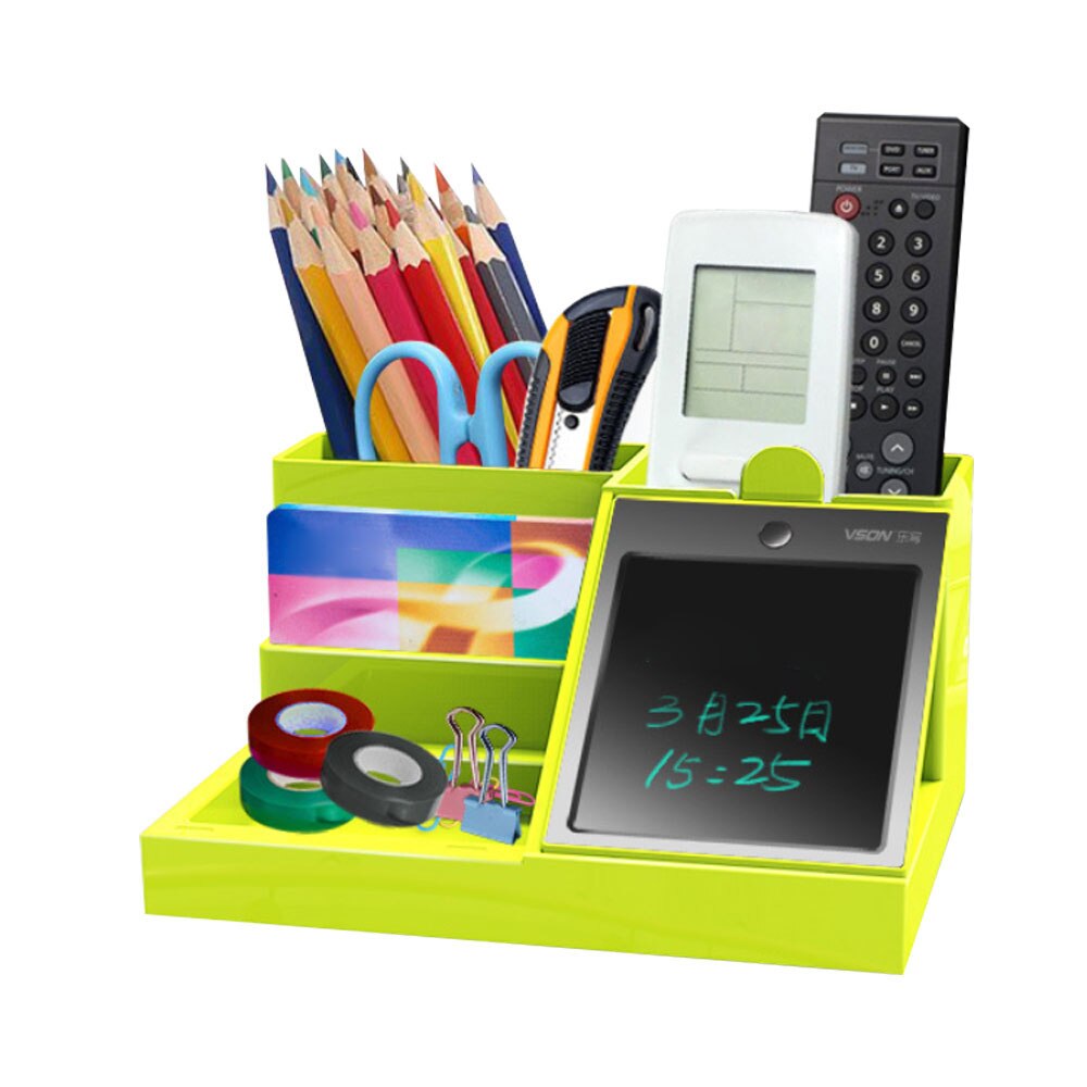 Multi-functional pen holder with LCD handwriting board can be taken out separately for easy carrying