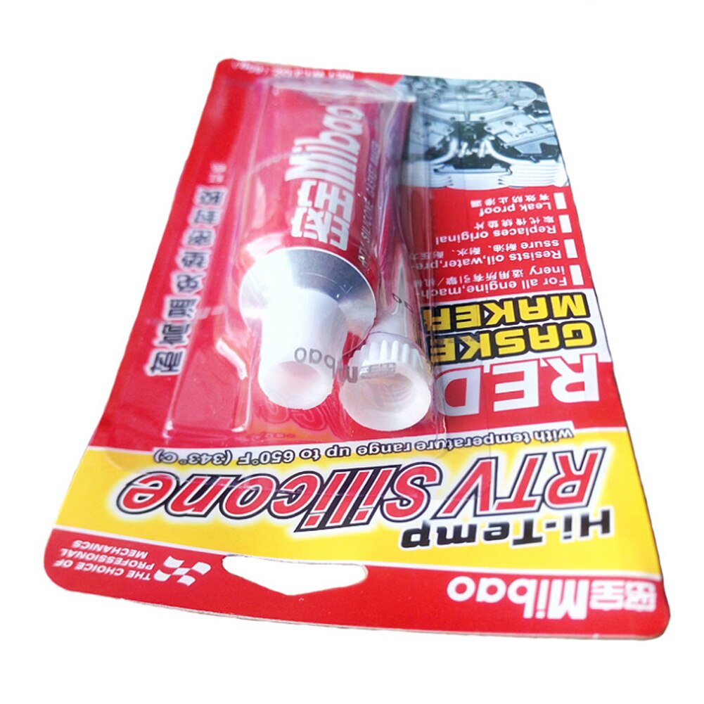 Free gasket sealant Mi Bao red glue 85g automotive mechanical seal Gasket Oil Resistant Waterproof Sealant