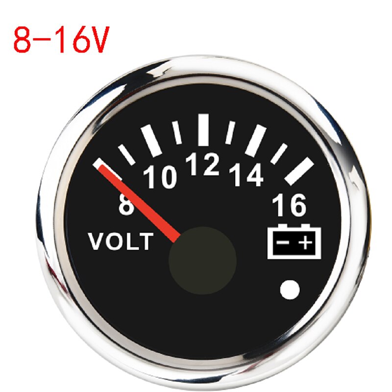 8-16V/16-32V Voltmeter Volt Meter Messgerät Neue Auto Stiefel Spannung Messgeräte Mit Hintergrundbeleuchtung passen Für Lkw Motorrad Yacht Marine 12V/24V: BS 8-16V