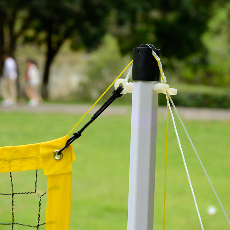 1.5m stk pvc nettsett badmintonstativ bærbar sammenleggbar innendørs utendørs sportsnettstolpestøtte avtagbar standard badmintonnettstativ
