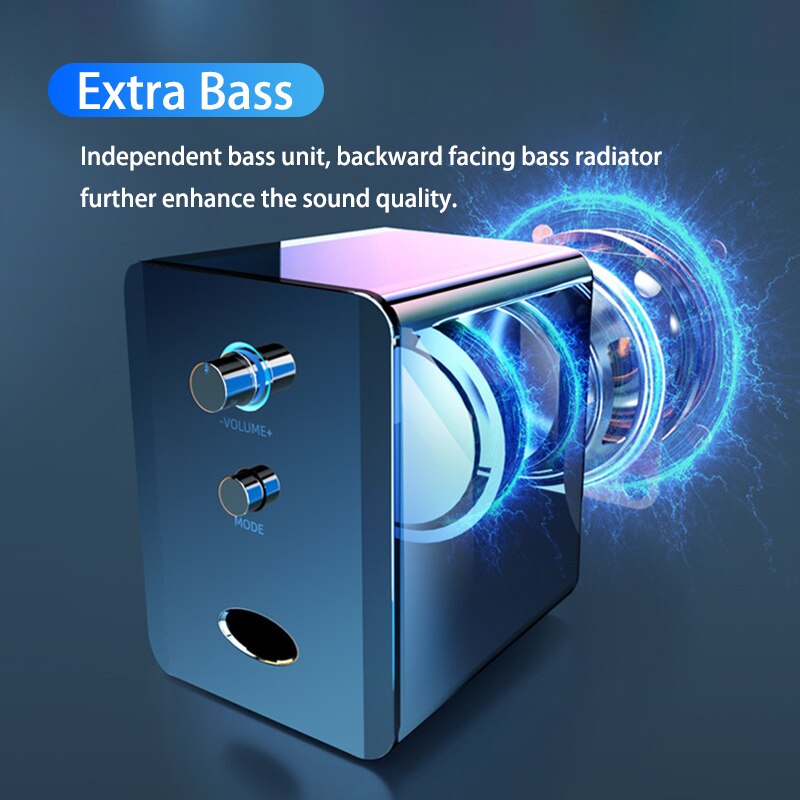 Home Theatre-systeem Soundbar Tv Subwoofer Bluetooth Caixa De Som Para Pc Sound Bar Boombox Cinema Computer Speakers 2.1