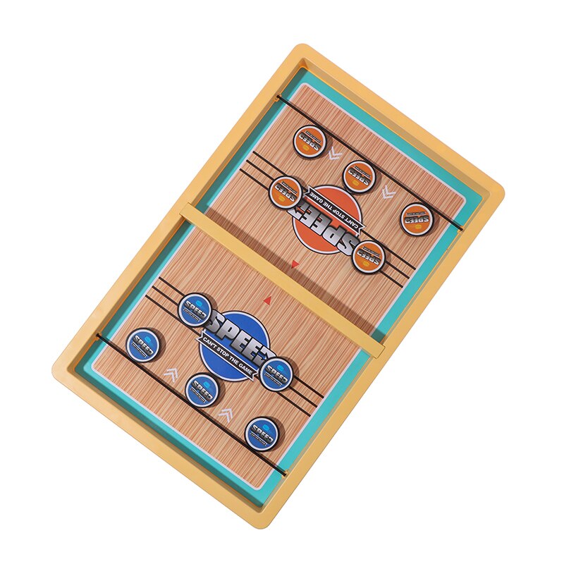 TischfußBall Gewinner Spiele Tisch Eishockey Spiel Katapult Schach eltern-Art-Interaktive Spielzeug Schnelle Schlinge Puck Bord Spiel Spielzeug Für freundlicher: Gelb