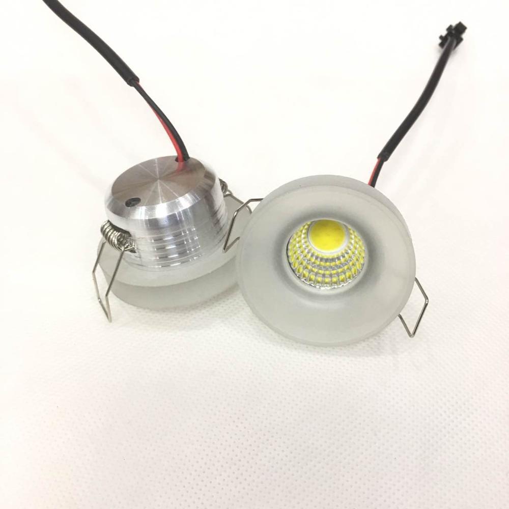 Ac230v mini dunlampe ledet 1pc/ mye mini ledet downlight hvit rund takspot lys panellys innfelt aluminiumslampe varm