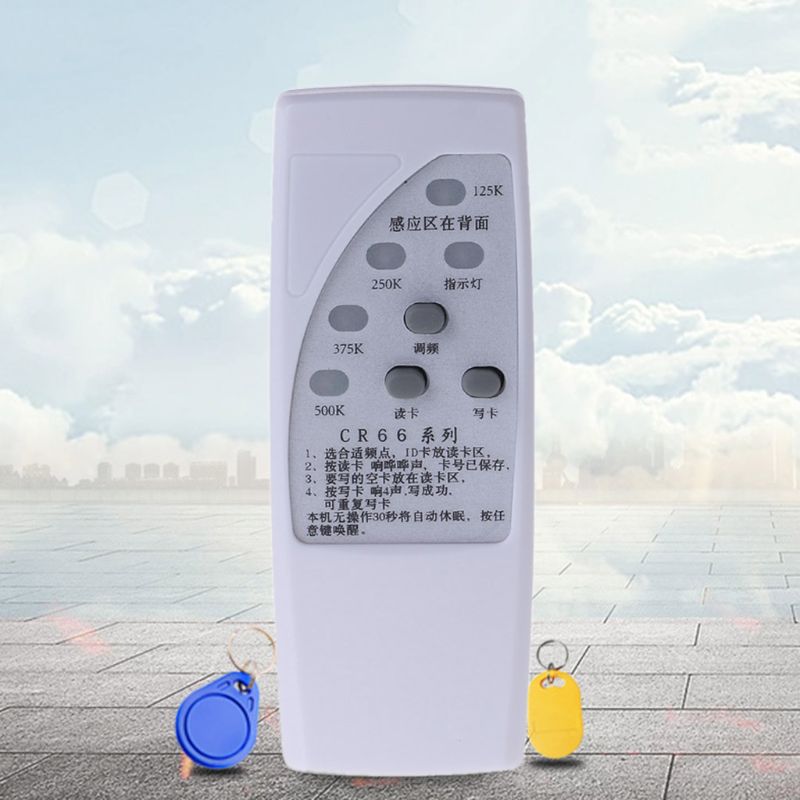 Miljövänlig och hållbar handhållen rfid dupliceringsnyckel kopiator läsare skrivare kort kloner programmerare 125 khz