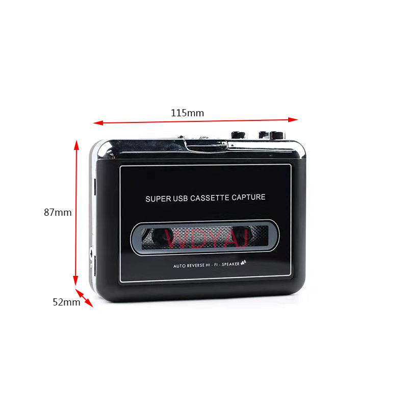 Usb Cassette Player Recorder Capture Stereo Audio Muziekspeler Tape Cassette Naar MP3 Converter Met Luidspreker