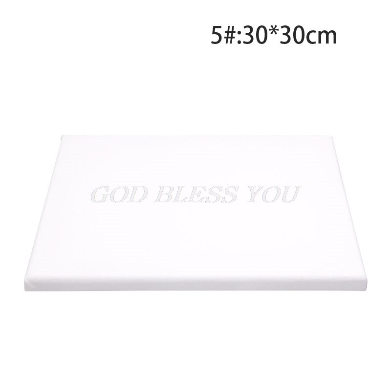 White Blank Square Artist Canvas Wooden Board Frame For Primed Oil Acrylic Paint N58A: 5