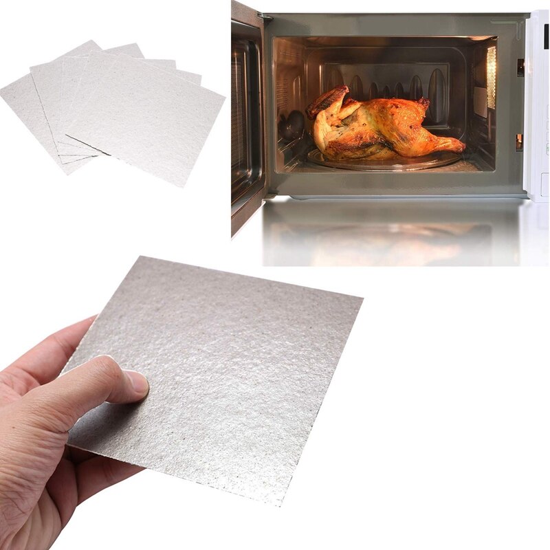 50x Universal- Miniwave Ofen Glimmer Flocken 12x12cm Welle Ofen