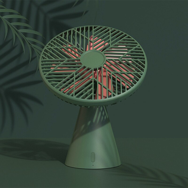 Desktop Rainforest 7 Leaf Fan Rechargeable Desktop Home Bedside Fan