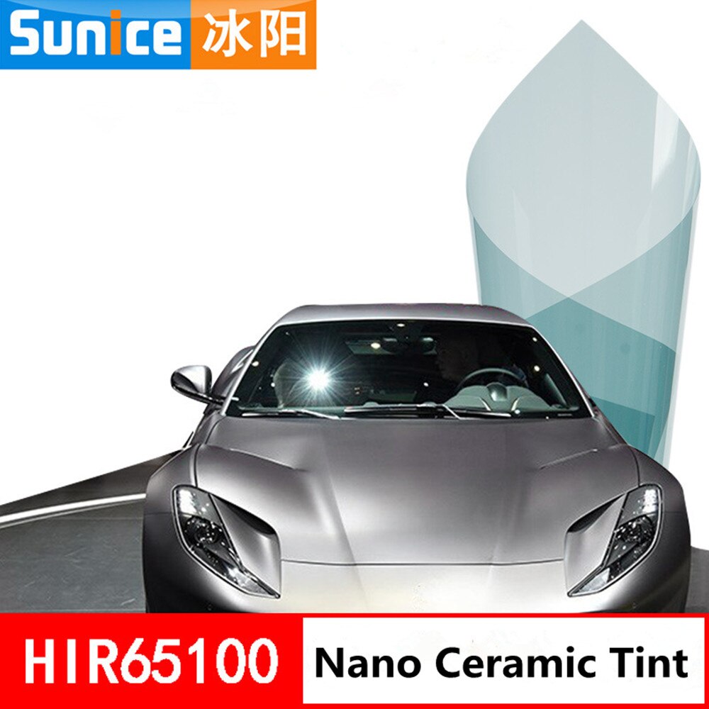 SUNICE Window Tint Film Blue VLT 65% 50cmX120cm 2 PLY Car Auto House Commercial Price Anti-UV Adhesive