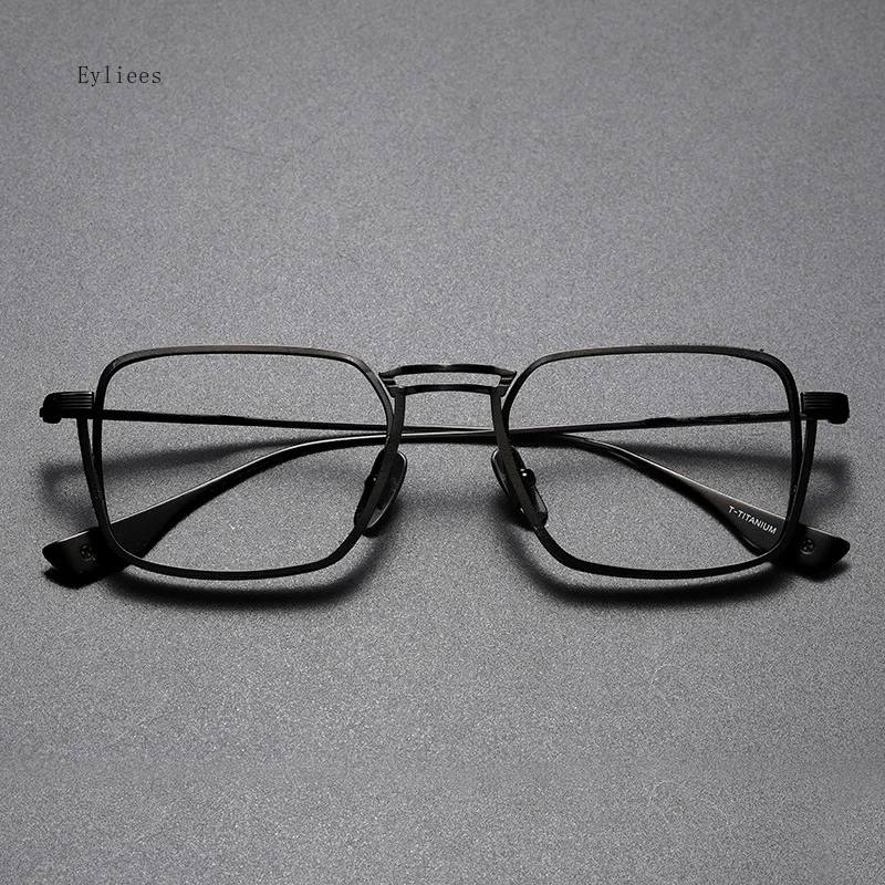Lunettes de myopie classiques de forme carrée pour hommes et femmes, lunettes transparentes dioptriques, style d'affaires, 0 ~-5.0: Bleu / green