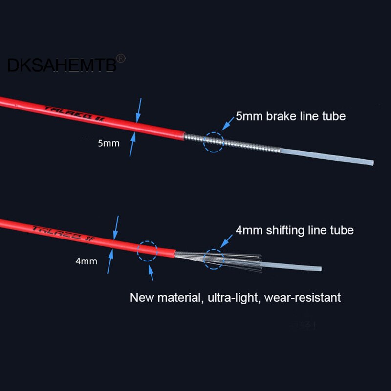 Bike Brake Housing/Shift Housing Bike Brake Cable Line Kit Bicycle Derailleur Line For MTB Road Bike