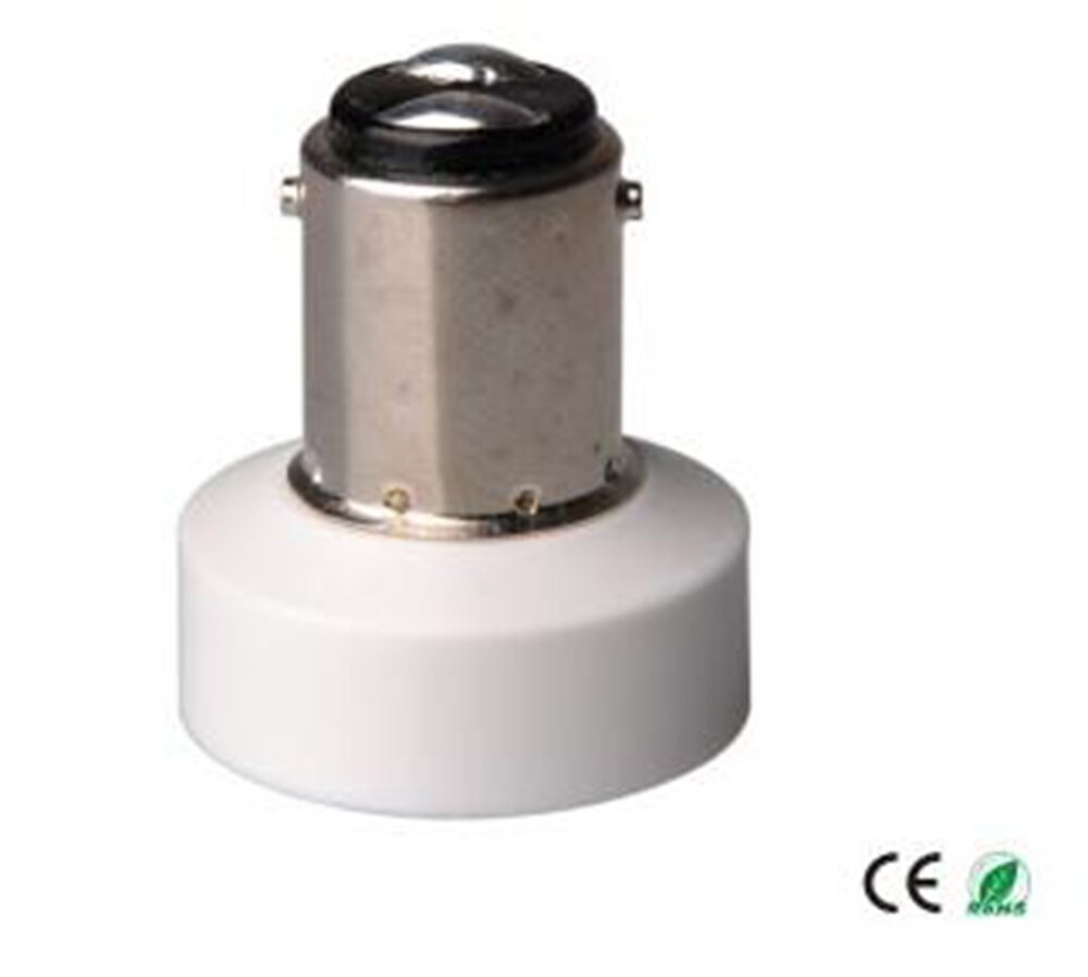 BA15D to E12 Light Socket adapter BA15D to E12 Candelabra lamp holder converter Install E12 US Candle lamp to BA15D socket