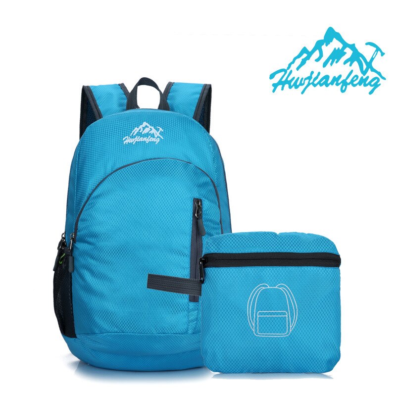 20l grote waterdichte rugzakken, bergbeklimmerstas, reistassen voor dames, rugzakken voor heren, opvouwbare sporttassen: Blauwe kleur
