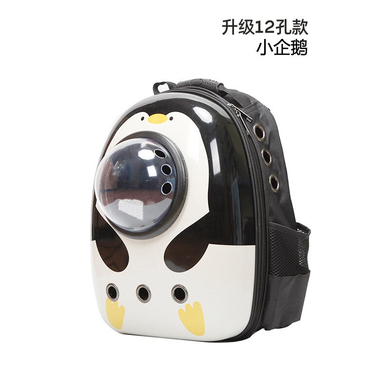 Cat Bag Pet Bag Cat Backpack Out Bag Transparent Space Capsule Suitcase Carrying Backpack Dog Bag Pet Backpack: Purple