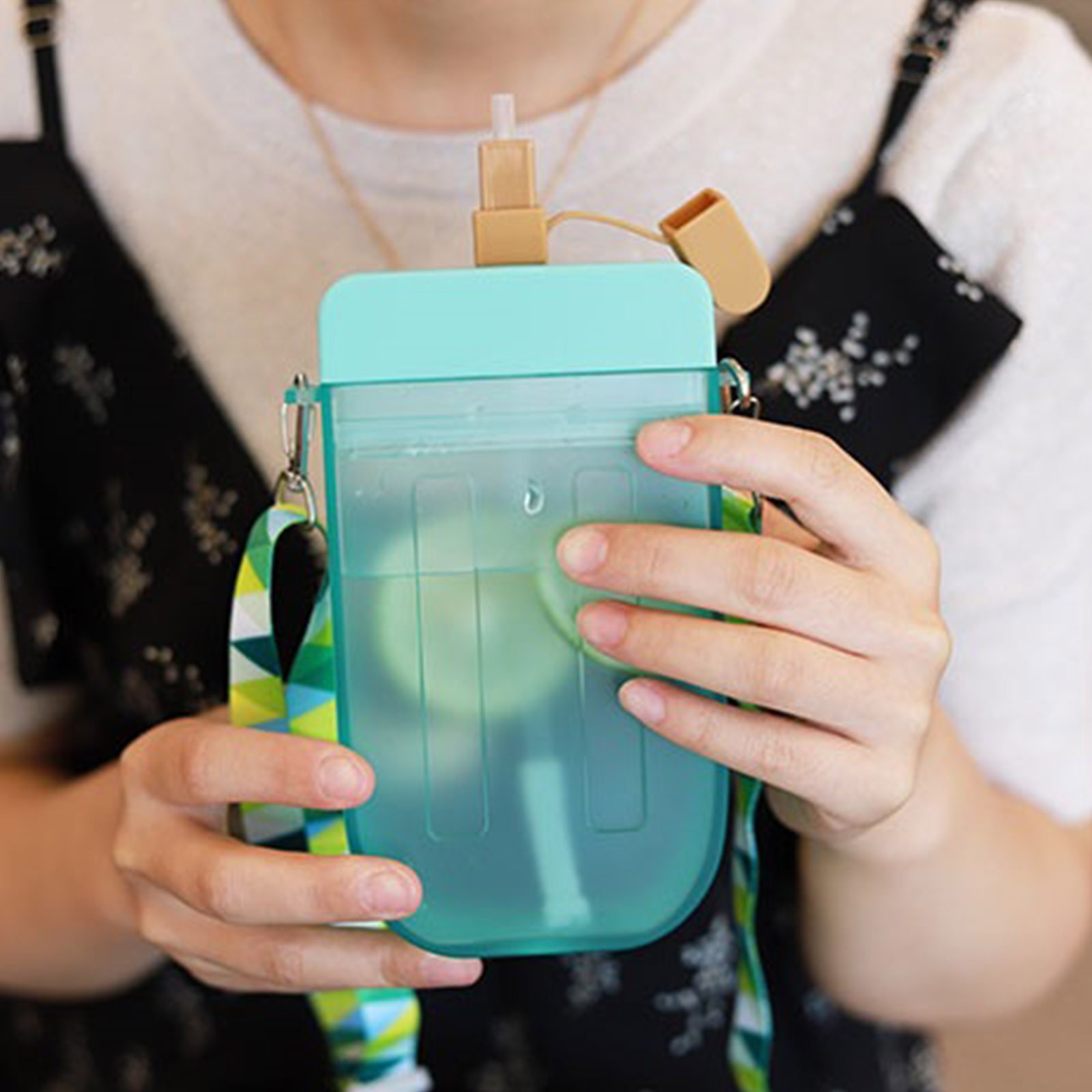 Leuke Zoete Ijs Water Fles Plastic Flessen Water Kids Water Met Stro Fles Anti-Val Creatieve Draagbare Popsicle cup