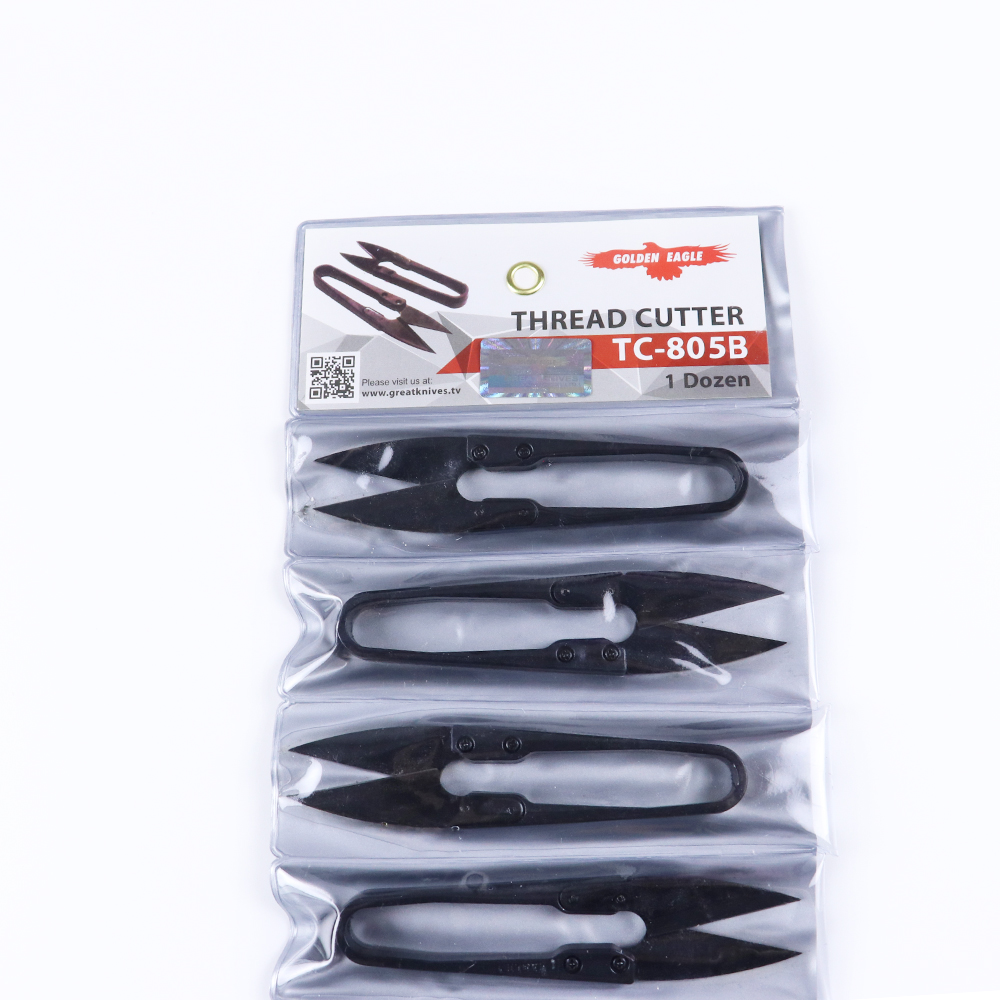 1Pcs Black Sewing Scissors Yarn Thread Cutter Mini Small Snips Trimming Nipper for DIY Crafts Clipping Embroidery Stitch