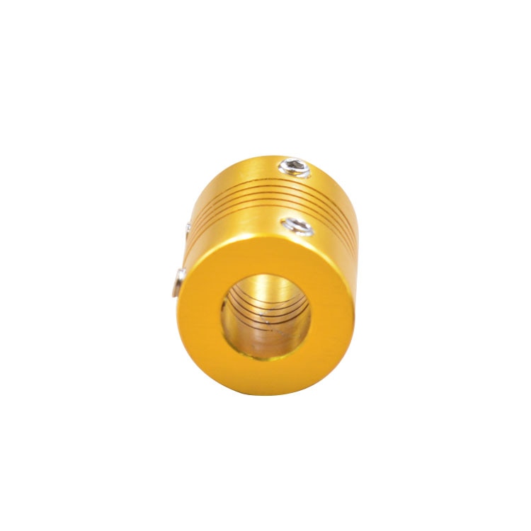 3d skrivare z-axel kulskruvkoppling guld diameter 20mm längd 25mm flexibel koppling stegmotorkoppling för linjär axel