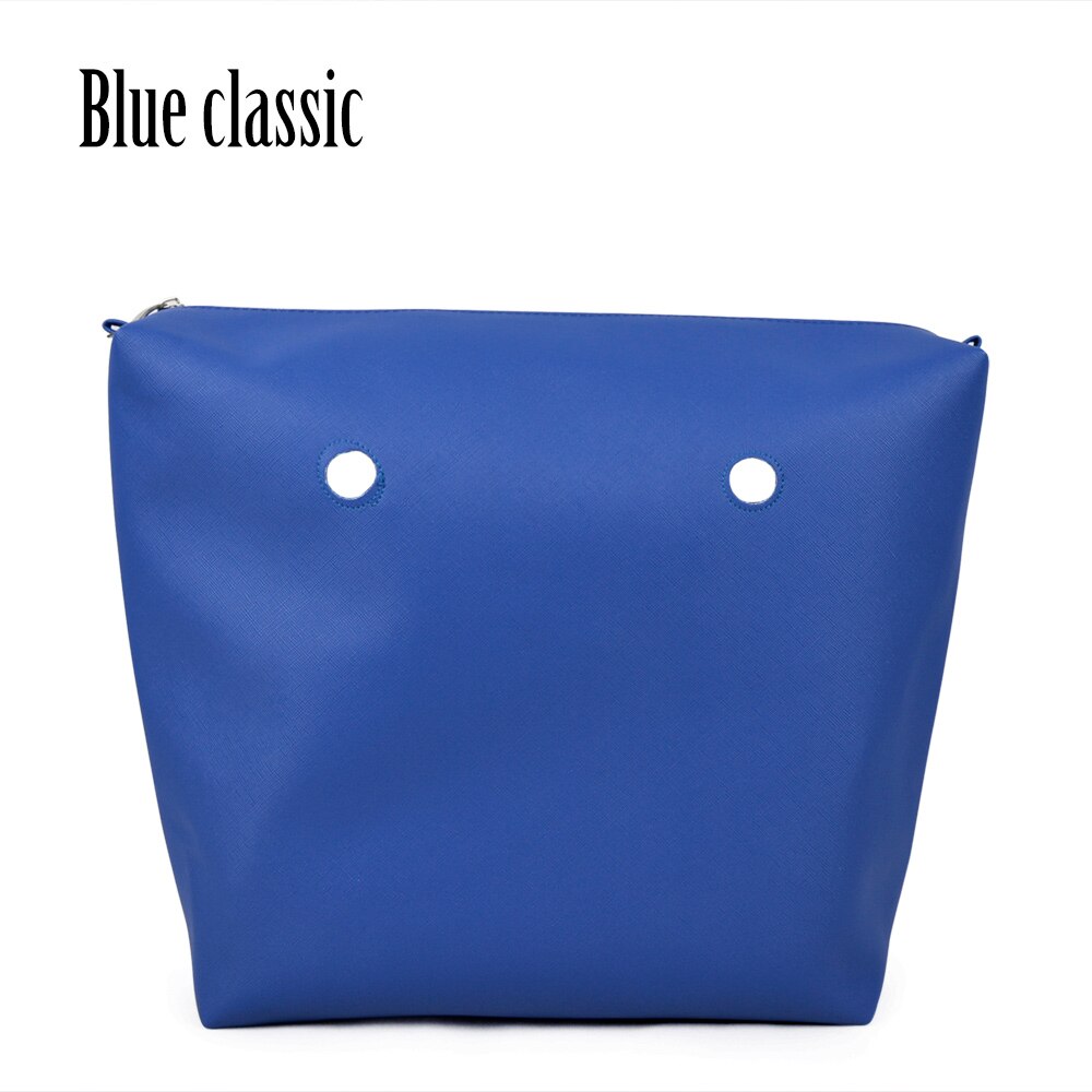 TANQU PU leather Waterproof Inner Lining Zipper Pocket for Obag Classic Mini Lining Insert for O BAG: Blue Classic