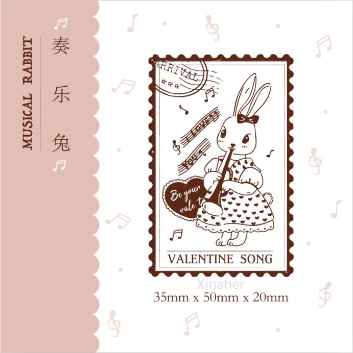 Xinaher Vintage Bos Engel Planeet Stempel Diy Houten Stempels Voor Scrapbooking Briefpapier Scrapbooking Standaard Stempel: D