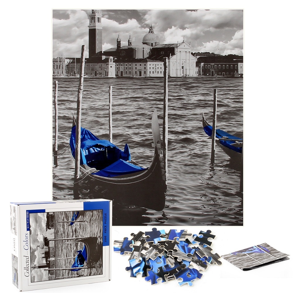 Puzzels Voor Volwassenen Venetië & Boot 1000 Stuks Legpuzzels