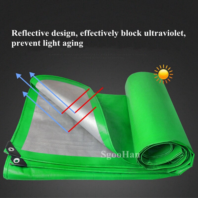 0.32mm PE Tarpaulin Rainproof Cloth Garden Shading Sail Outdoor Awning Boat Truck Canopy Tarp Dog House Cover Waterproof Cloth
