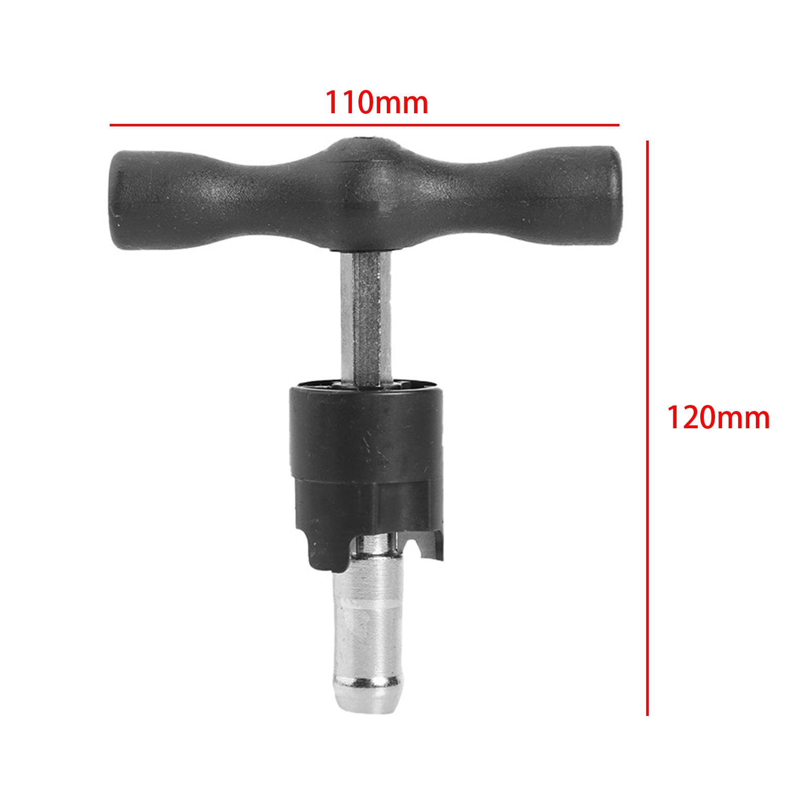 Herramienta calibradora en T, accesorio, mango de escape, reparación manual interna y externa, expansor de tubo, herramienta de chaflán de agujero escariador para Pex-: GOLD
