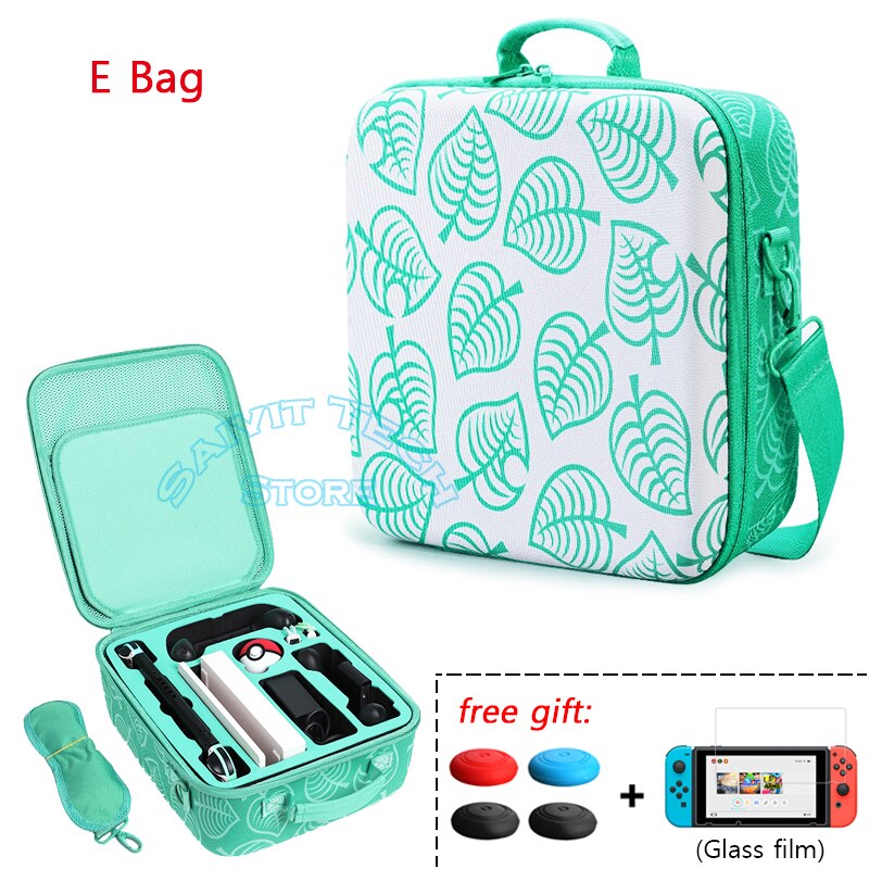 Newest Nintend Switch Accessories EVA Travel Storage Bag Nintendoswitch Animal Crossing Case for NS Nintendo Switch Console: E Bag