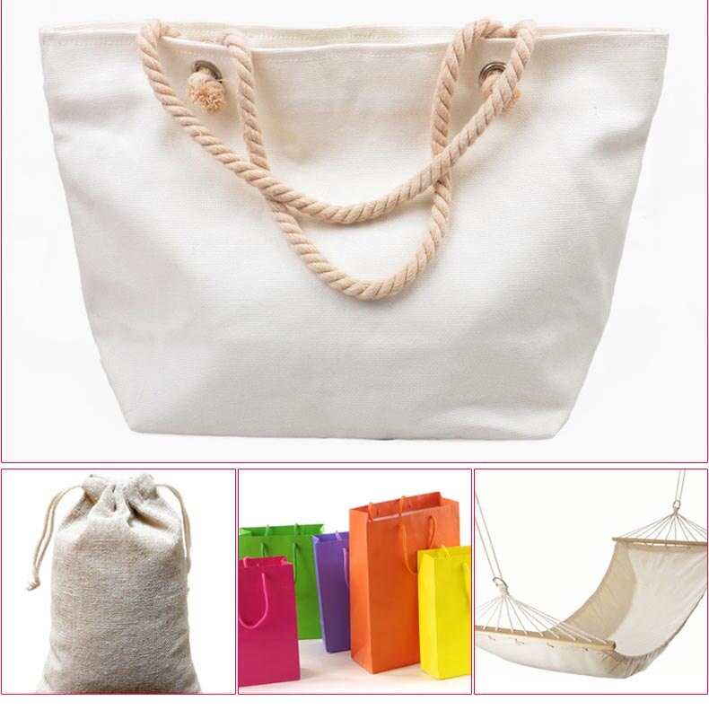 5 mètres 100%  coton 10mm 3 actions cordons de coton torsadés corde de coton tissée sac de bricolage cordon de serrage ceinture sangle accessoires de décoration